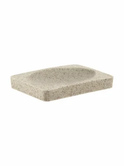 Kylpyhuonetarvikkeet|Casa Stockmann Stone-saippua-alusta 9 x 12,5 x 2 cm BEIGE