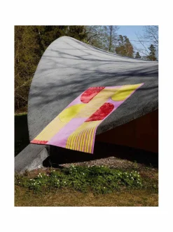 Matot|FINARTE Stool-villasekoitematto YELLOW PINK