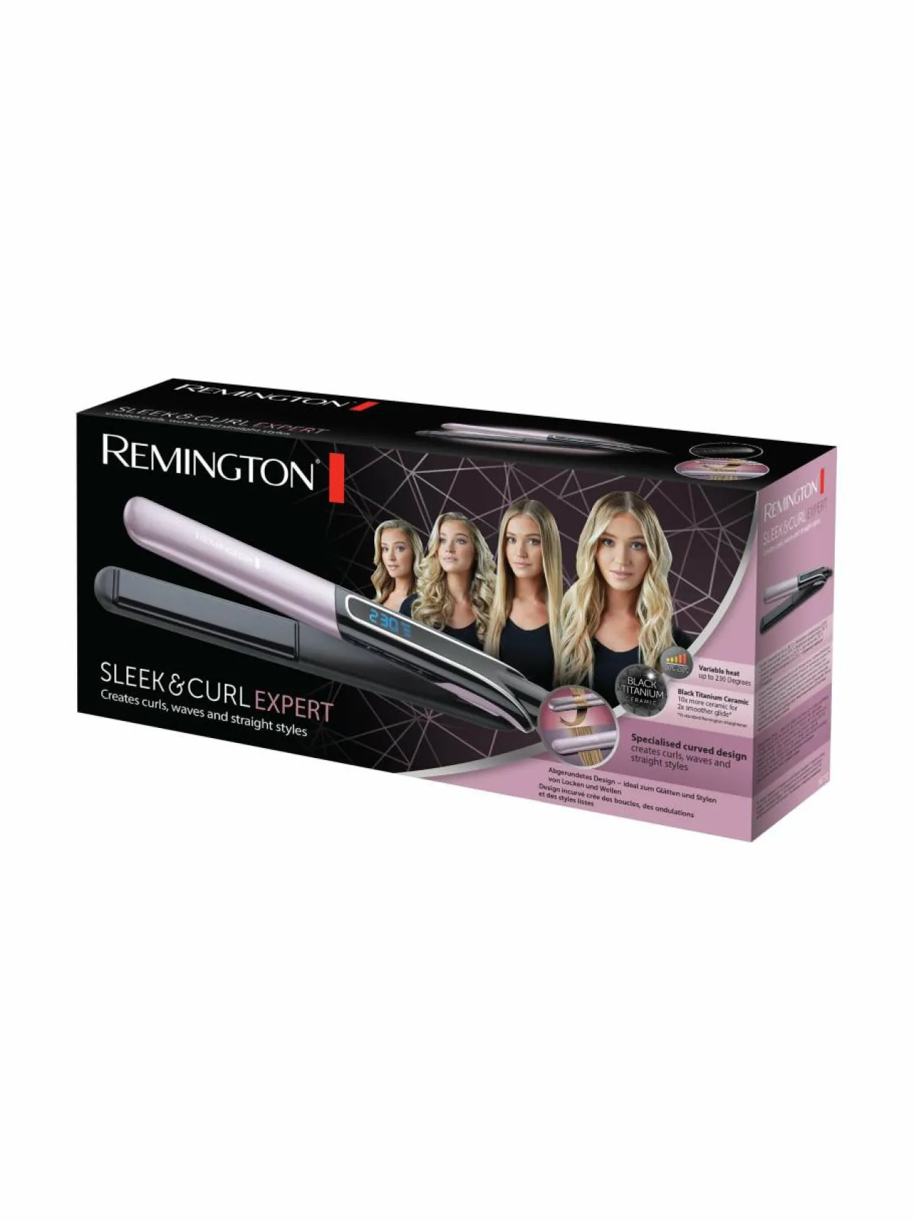 Hiustenhoito|Remington Straightener S6700 -muotoilurauta GREY