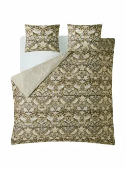 Liinavaatteet|William Morris At Home Strawberry Thief -satiinipussilakanasetti 00 BLACK