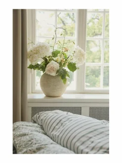 Liinavaatteet|Lexington Striped Poplin -pussilakanasetti WHITE/EUCALYPTUS