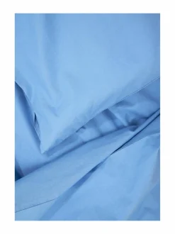 Liinavaatteet|Casa Stockmann Studio-pussilakana puuvillaperkaalista LAKE BLUE