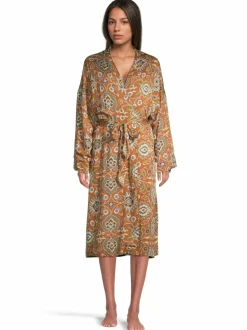 Kylpyhuonetekstiilit|A+more Sugar Kimono -aamutakki BROWN