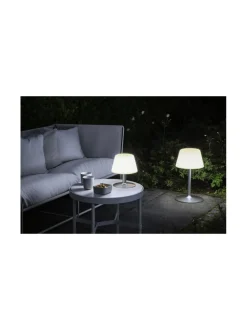Puutarhavalaisimet & Lyhdyt|Eva Solo Outdoor SunLight Lounge valaisin 24,5 cm VALKOINEN
