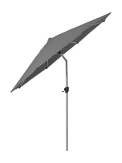 Puutarhakalusteet & Pehmusteet|Cane-Line Sunshade- kallistettava aurinkovarjo HOPEA, TUMMANHARMAA