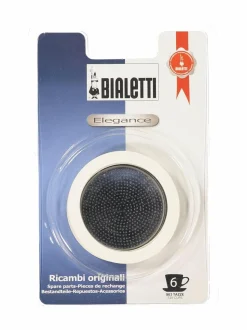 Tee, Kahvi & Vesi|Bialetti Suodatinlevy + tiivisterengas 6 kupin keittimeen VALKOINEN/TERÄS