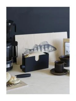 Keittiötarvikkeet|MIIKO Suodatinpussiteline MUSTA