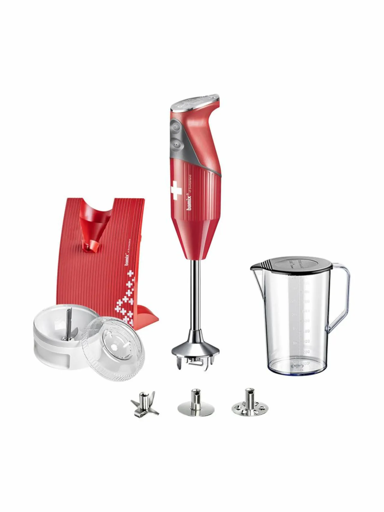 Vatkaimet & Sekoittimet|Bamix SwissLine M200 -sauvasekoitin RED