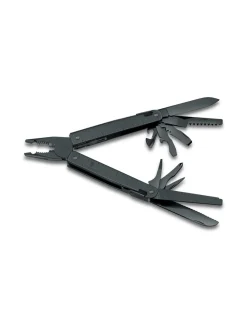 Retkeilytarvikkeet|Victorinox Swiss Army Knives SwissTool Burnished kotelossa MUSTA