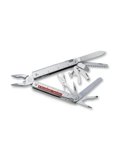 Retkeilytarvikkeet|Victorinox Swiss Army Knives SwissTool X nahkakotelossa ROSTERI