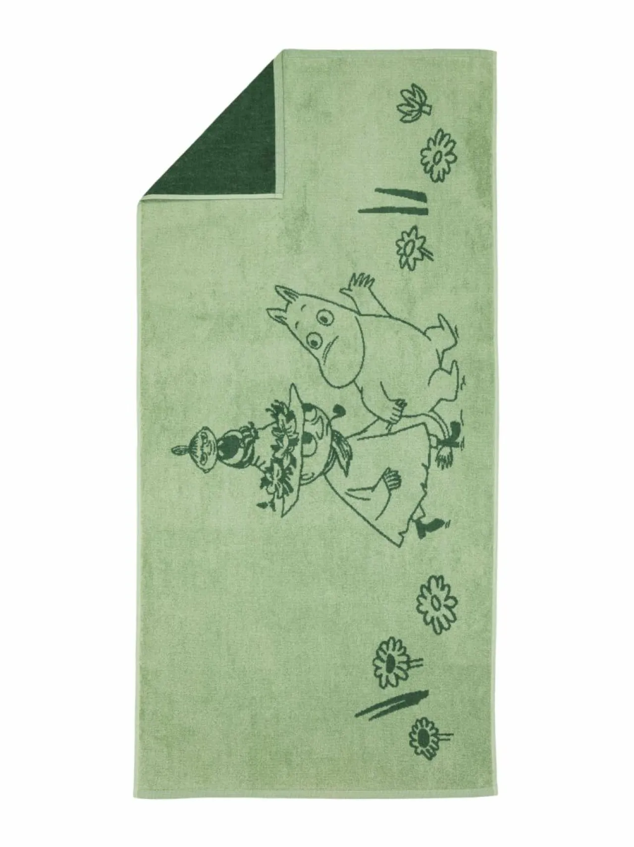 Kylpyhuonetekstiilit|Moomin Arabia Sydänystävät -kylpypyyhe 70 x 140 cm MULTI-COLOUR