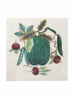 Keittiö- & Kattaustekstiilit|Iittala Taika Sato -paperiservetit 33 x 33 cm GREEN