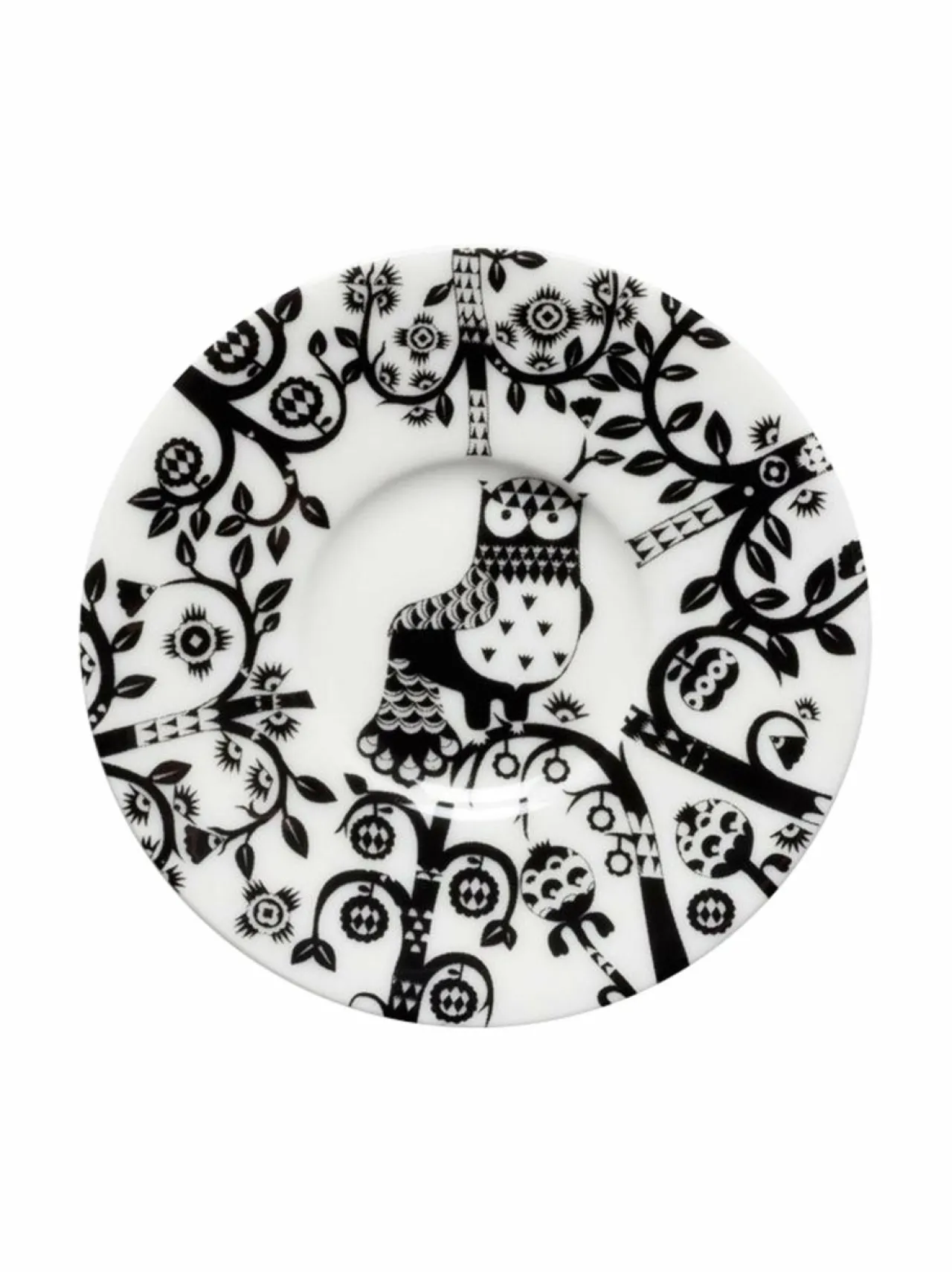 Mukit & Kupit & Asetit|Iittala Taika-aluslautanen 11 cm MUSTAVALKOINEN