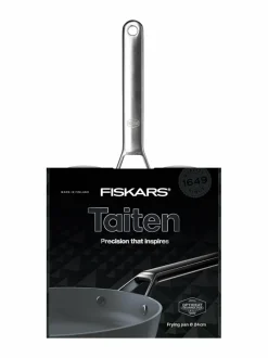 Keitto- & Paistoastiat|Fiskars Taiten -paistinpannu, 24 cm BLACK