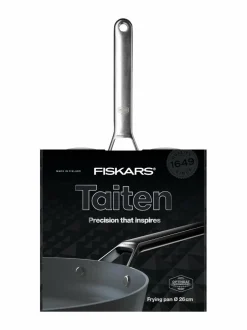 Keitto- & Paistoastiat|Fiskars Taiten -paistinpannu, 26 cm BLACK