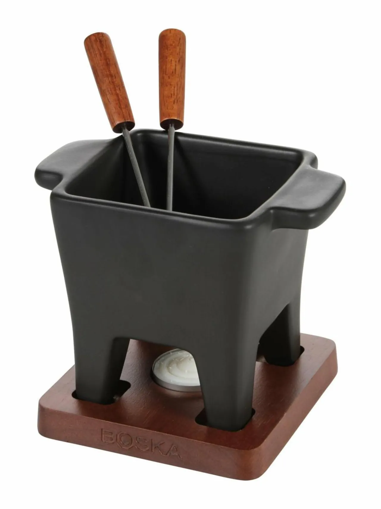 Keitto- & Paistoastiat|BOSKA Tapas-fonduepatasetti 0,2 l MUSTA