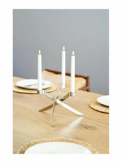 Jouluvalot|UYUNI Taper LED -pöytäkynttilä, 2 kpl BEIGE