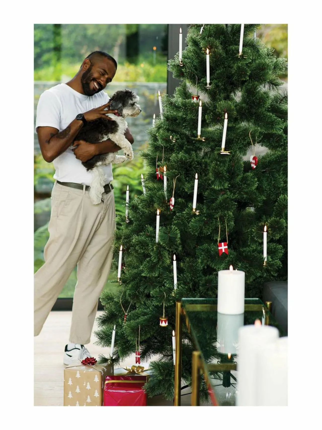 Jouluvalot|UYUNI Taper LED -pöytäkynttilä, 2 kpl BEIGE