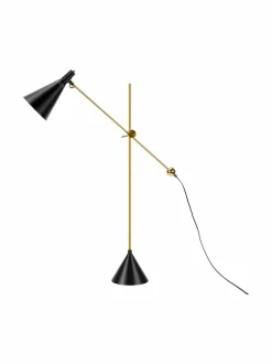 Lattiavalaisimet|Innolux Tapio-lattiavalaisin BLACK/BRASS