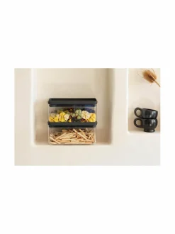 Keittiötarvikkeet|Brabantia Tasty+Stackable -säilytysastia 1,5 l CHARCOAL DARK GREY