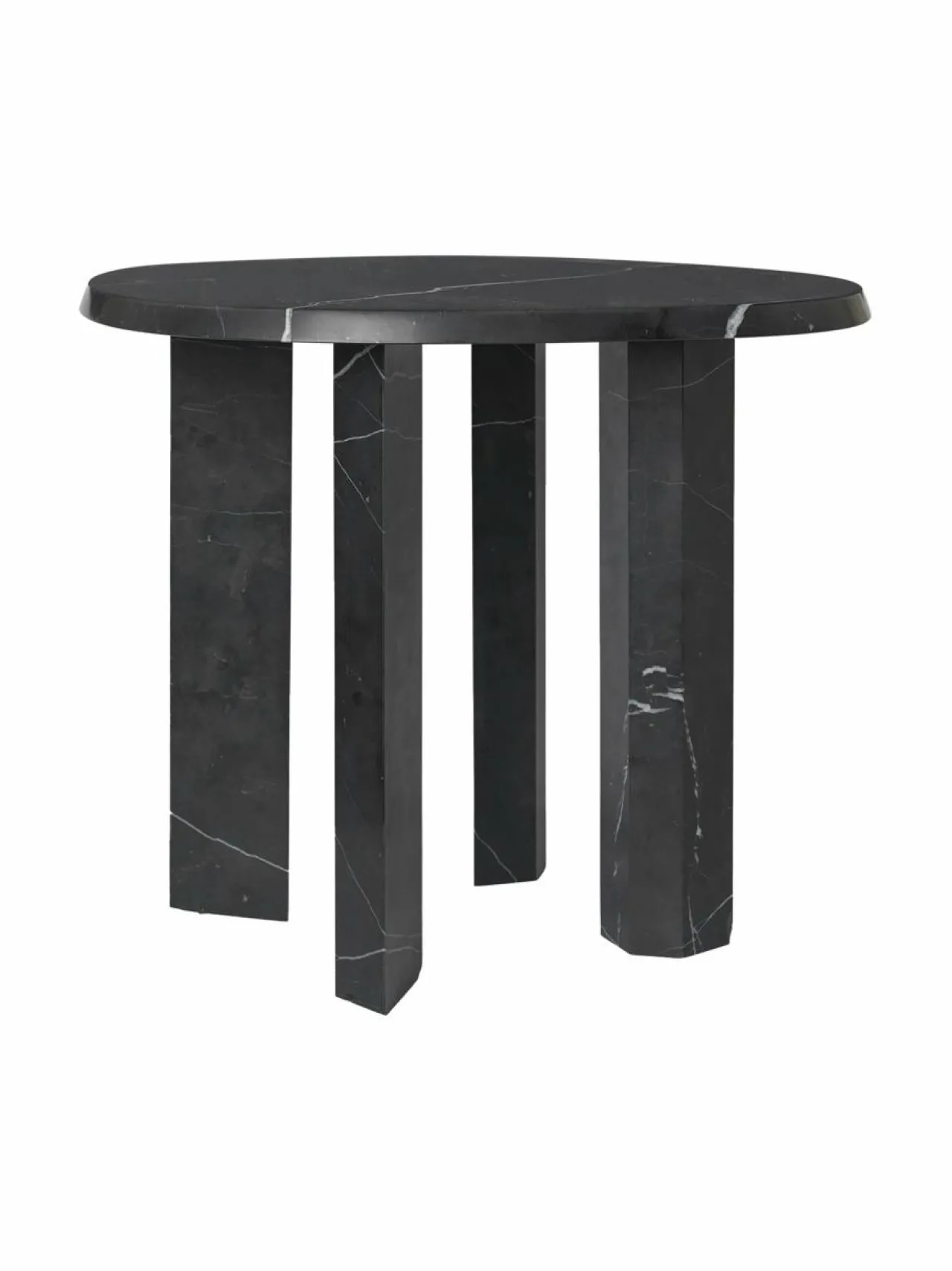 Pöydät|Ferm Living Taula-marmorinen sivupöytä BLACK