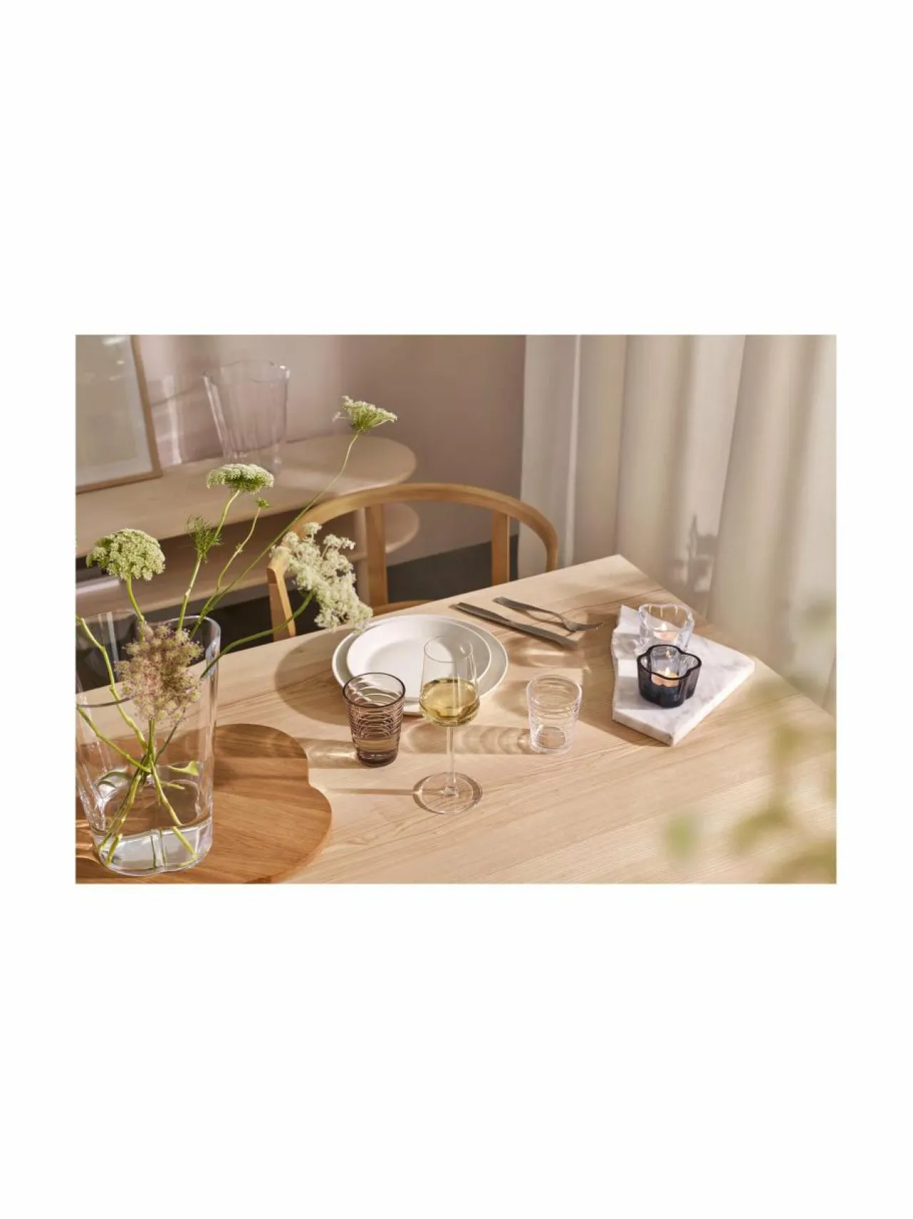 Lautaset & Kulhot|Iittala Teema-lautanen 26 cm VALKOINEN