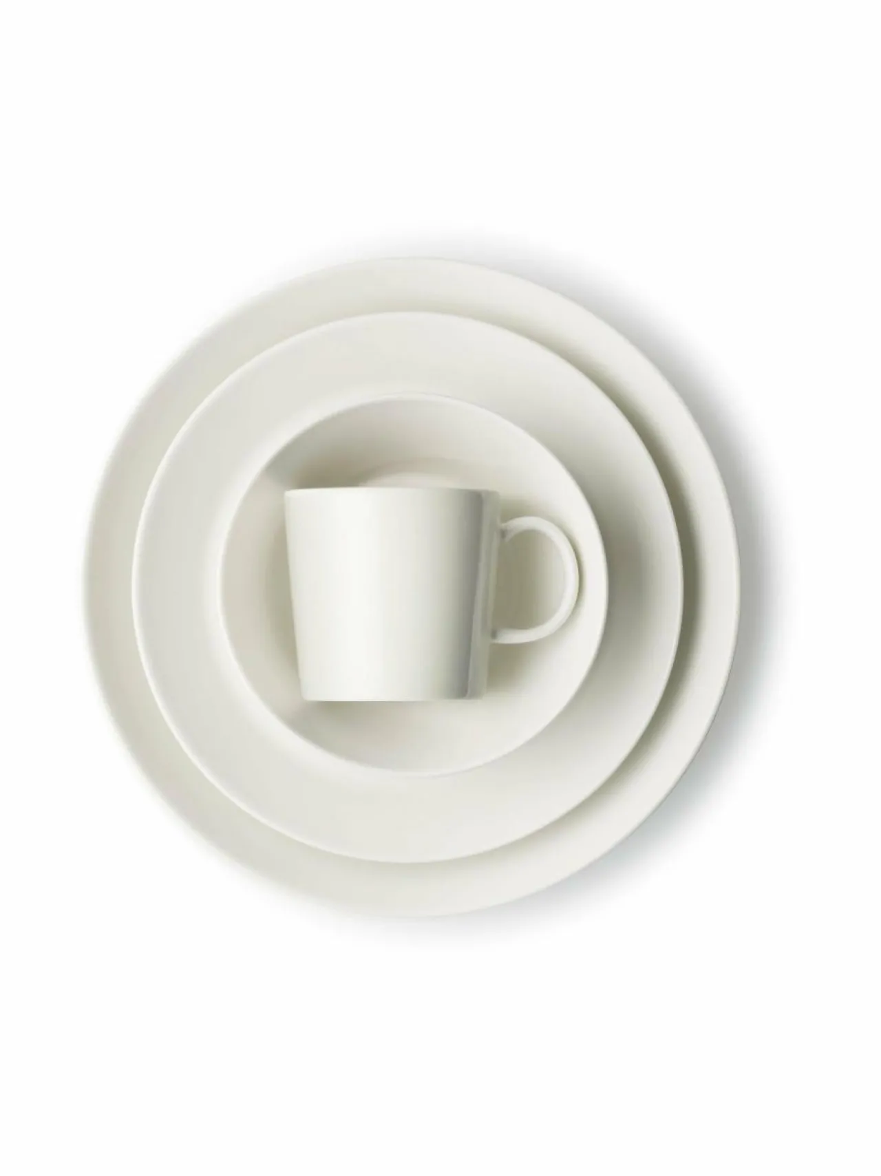 Lautaset & Kulhot|Iittala Teema-lautanen 21 cm VALKOINEN