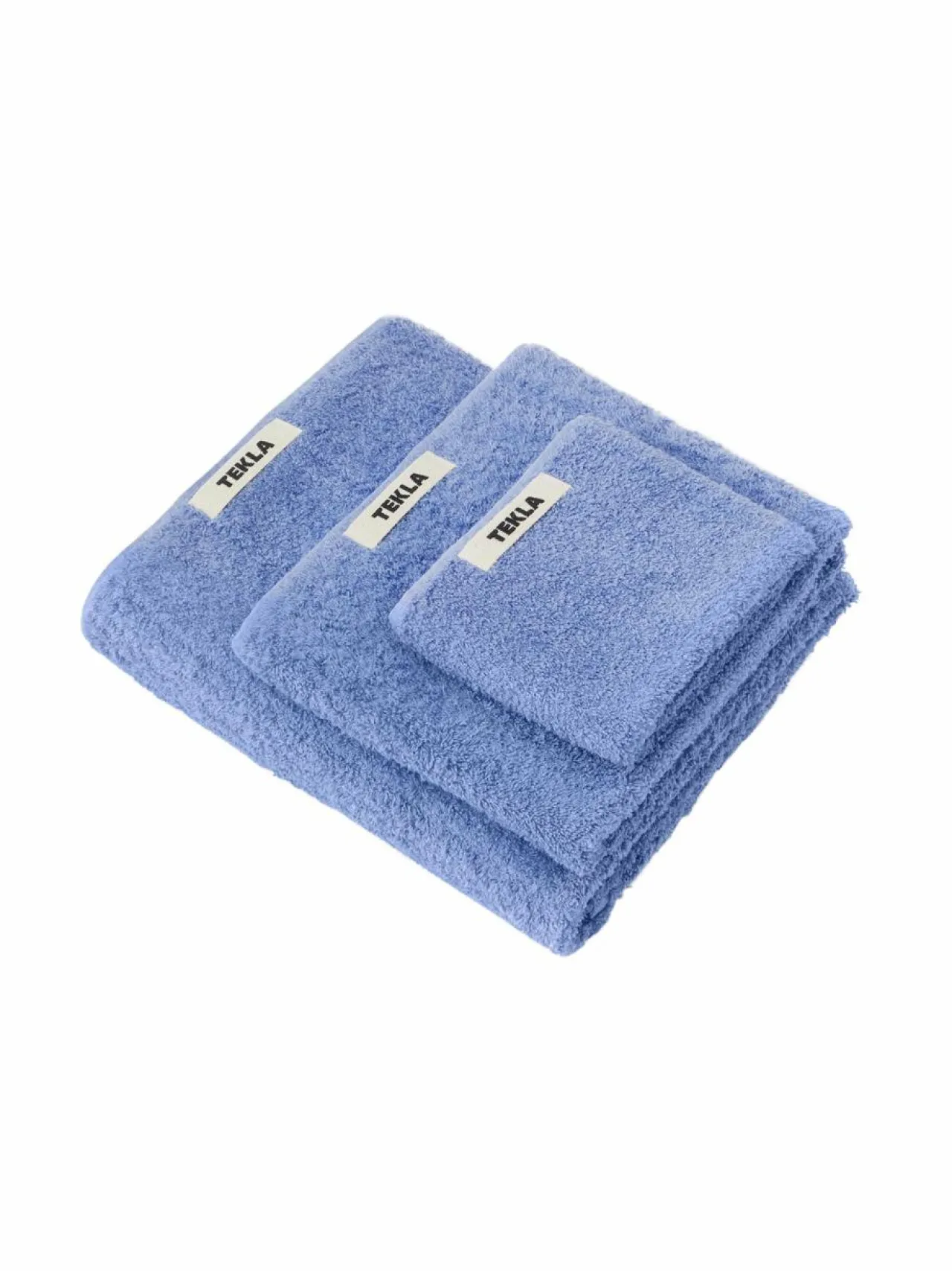 Kylpyhuonetekstiilit|Tekla Terry-pyyhe CL CLEAR BLUE