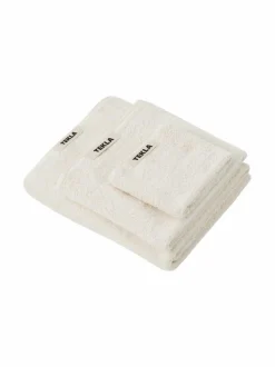 Kylpyhuonetekstiilit|Tekla Terry-pyyhe IVORY
