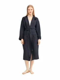 Kylpyhuonetekstiilit|Lapuan Kankurit Terva-kylpytakki MUSTA/HARMAA