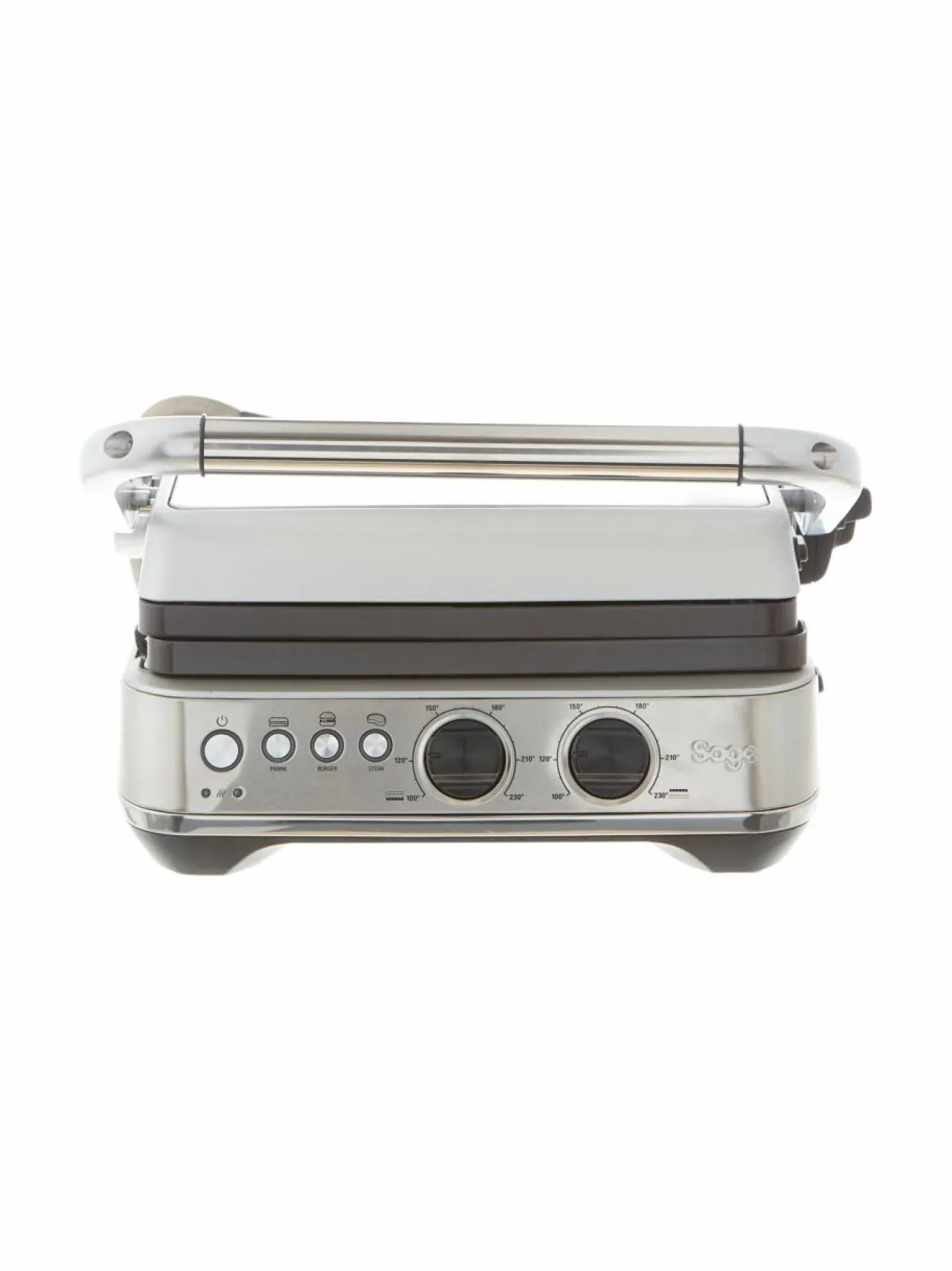 Grillit & Grillitarvikkeet|Sage The BBQ & Press -pöytägrilli BRUSHED STAINLESS STEEL