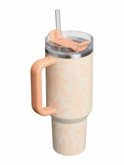 Tee, Kahvi & Vesi|Stanley The Quencher H2.O FlowState™ Tumbler -termosmuki 1,18 l APRICOT PALMS