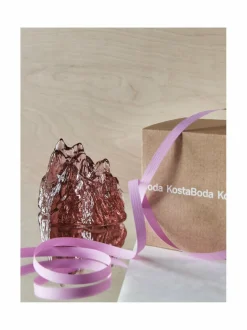 Kynttilät & Lyhdyt|Kosta Boda The Rock -kynttilälyhty PINK