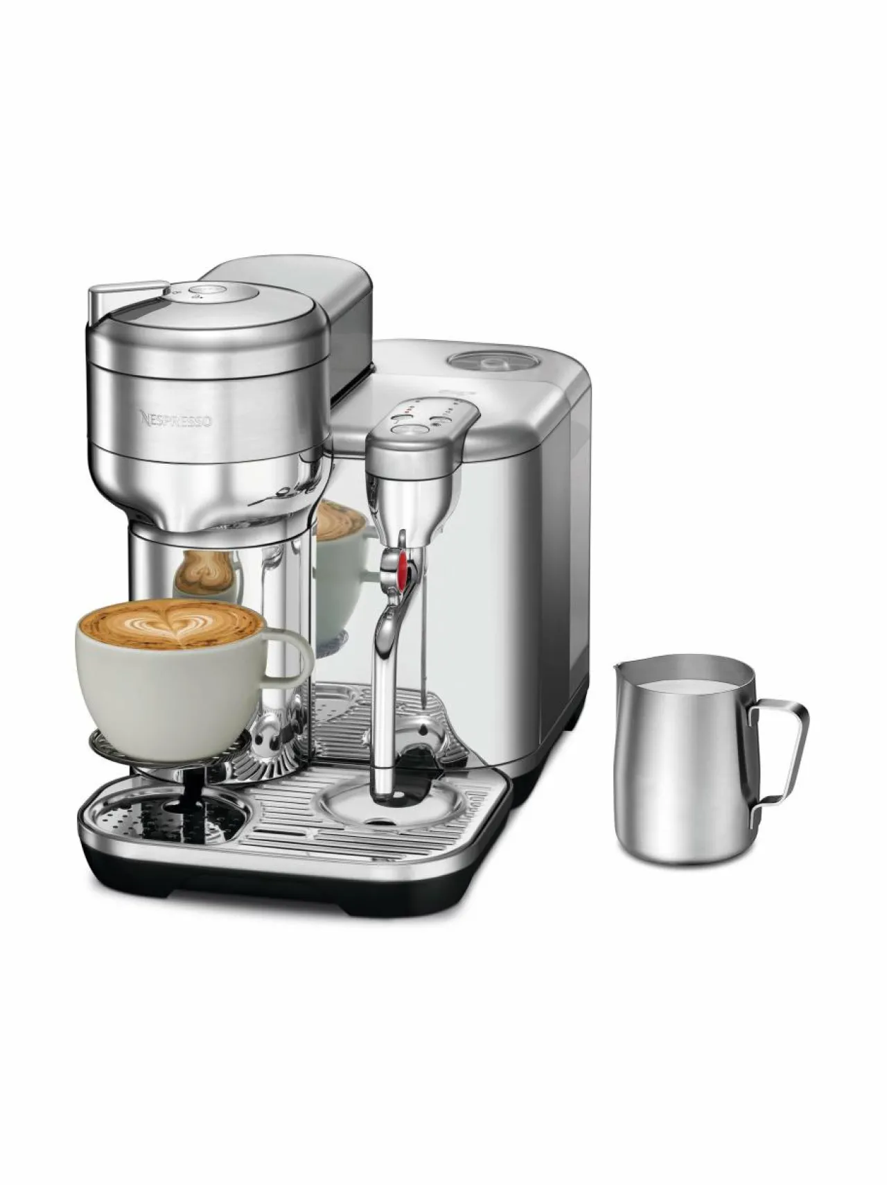 Kahvin- & Vedenkeittimet|Nespresso The Vertuo Creatista -kapselikeitin BRUSHED STAINLESS STEEL