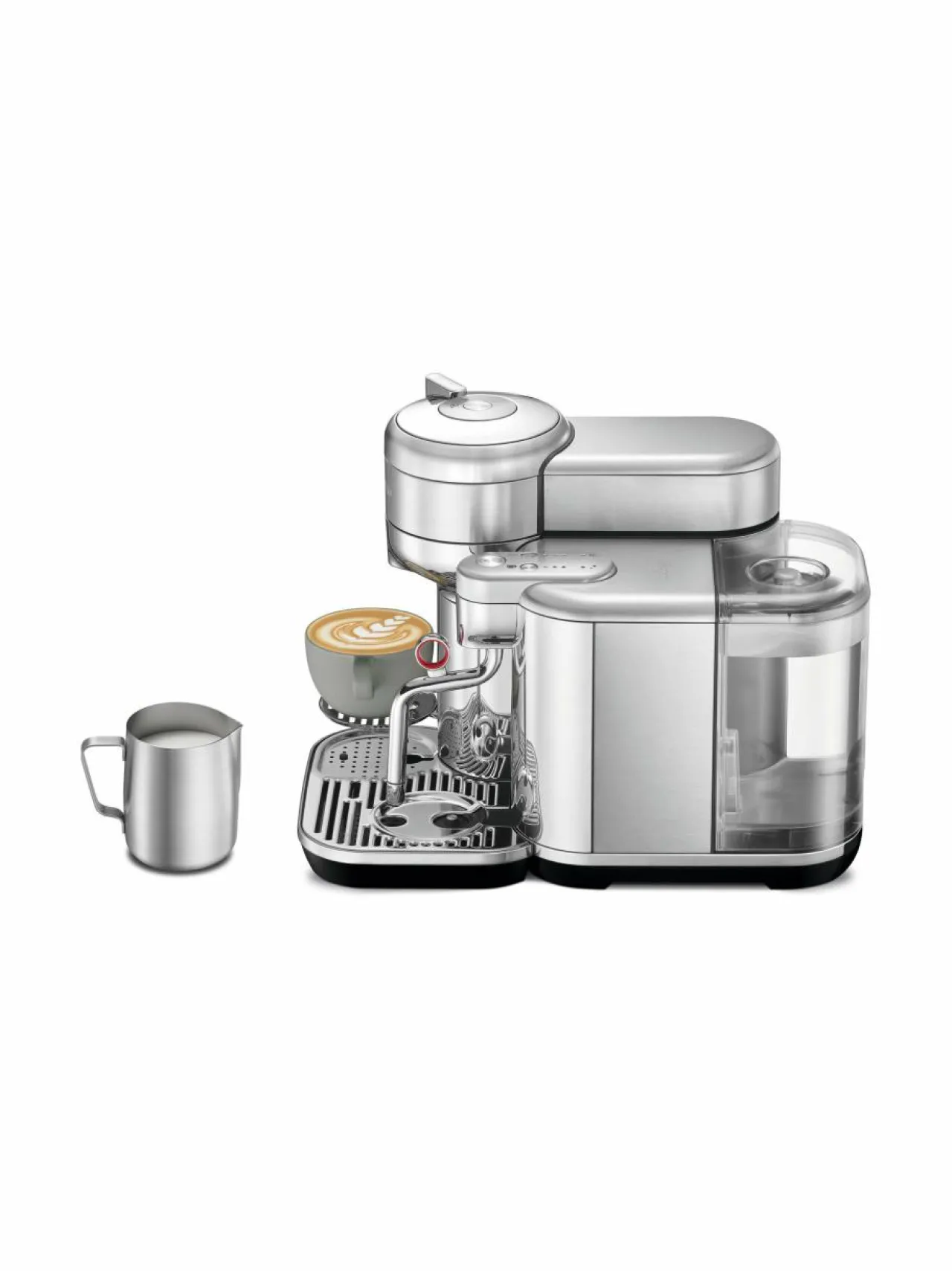 Kahvin- & Vedenkeittimet|Nespresso The Vertuo Creatista -kapselikeitin BRUSHED STAINLESS STEEL
