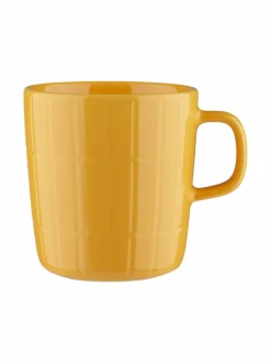 Mukit & Kupit & Asetit|Marimekko Tiiliskivi Oiva -muki 4 dl 122 SAFFRON YELLOW