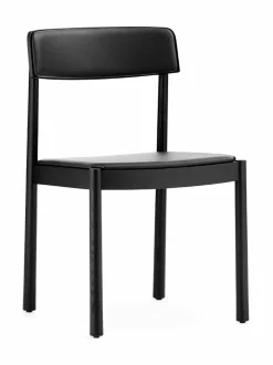 Tuolit & Jakkarat|Normann Copenhagen Timb Chair -tuoli, nahkaverhoilu BLACK/ ULTRA LEATHER BLACK