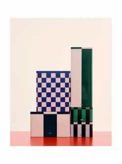 Koriste-Esineet|HAY Tin Container Medium -säilykerasia BLACK AND OFF-WHITE