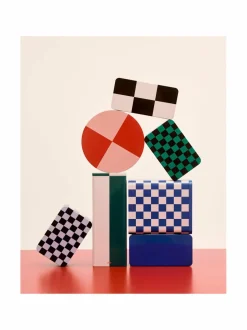 Koriste-Esineet|HAY Tin Container Medium -säilykerasia BLACK AND OFF-WHITE