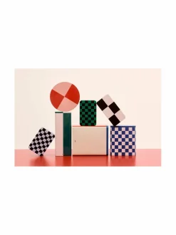 Koriste-Esineet|HAY Tin Container Round -säilykerasia RED AND SOFT PINK