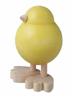 Koriste-Esineet|Aarikka Tipi- seisova puufiguuri 7,5 cm U491 YELLOW