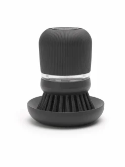 Keittiötarvikkeet|Brabantia Tiskiharja saippuatäytöllä DARK GREY