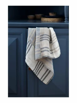 Keittiö- & Kattaustekstiilit|Lapuan Kankurit Toffee-pellavapyyhe 48 x 70 cm 9 GRAPHITE-GREY