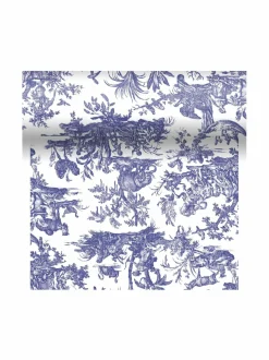 Keittiö- & Kattaustekstiilit|Duni Toile de Jouy cel -kaitaliina 4,8 m BLUE