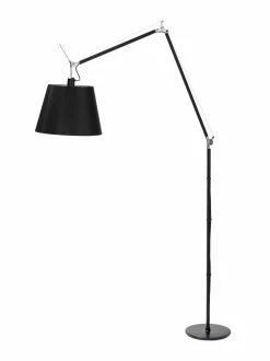 Lattiavalaisimet|Artemide Tolomeo Mega Terra -lattiavalaisin MUSTA