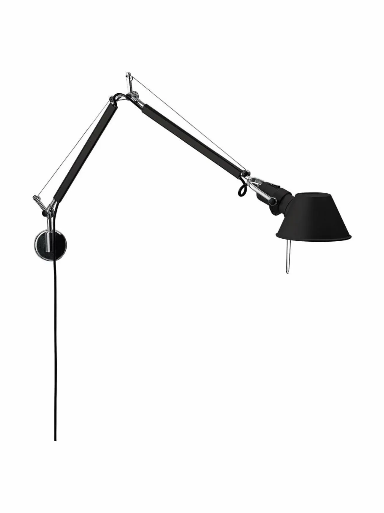 Seinävalaisimet|Artemide Tolomeo Mini Parete -seinävalaisin BLACK