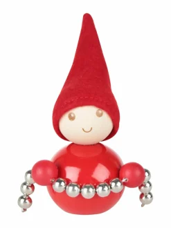 Muut Joulukoristeet|Aarikka Tonttu Koristelija -koriste PUNAINEN