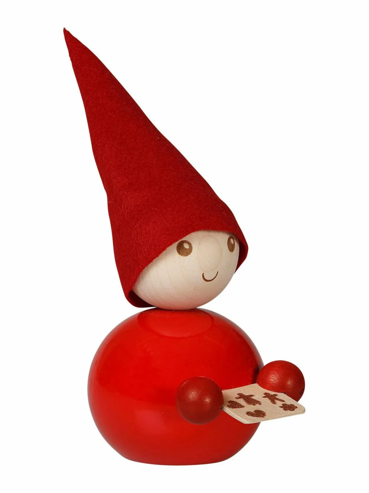 Muut Joulukoristeet|Aarikka Tonttu Pipari -koriste MANSIKKA