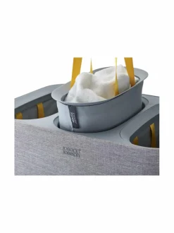 Pyykkihuolto|Joseph Joseph Tota Trio Easy-empty -pyykinlajittelukori 90 l GREY