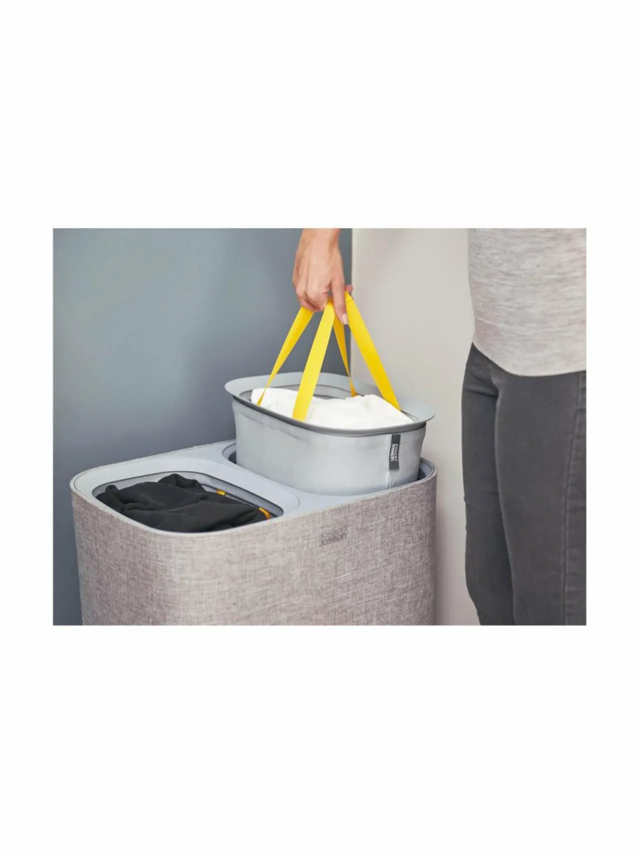 Pyykkihuolto|Joseph Joseph Tota-pyykinerottelukori 90 l GREY
